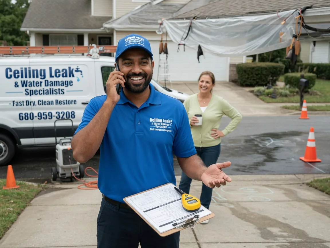 Ceiling Leak Cleanup Dracut, MA FAQs